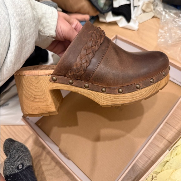 Kork Ease sz 7 clogs leather brown - Picture 5 of 7